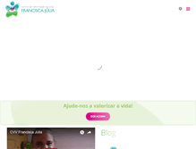 Tablet Screenshot of franciscajulia.org.br